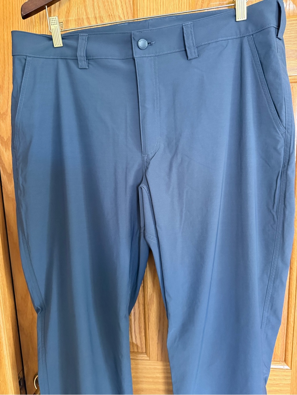 Duluth Trading Co Blue Stretch Chinos 38/34